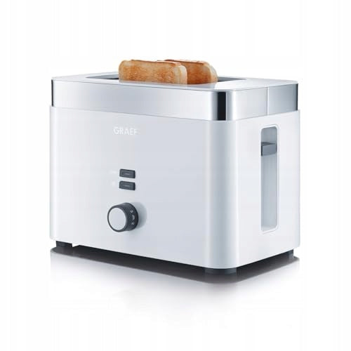 GRAEF Toaster White 27x18x19 cm Adjustable Toasting Automatic Shutdown