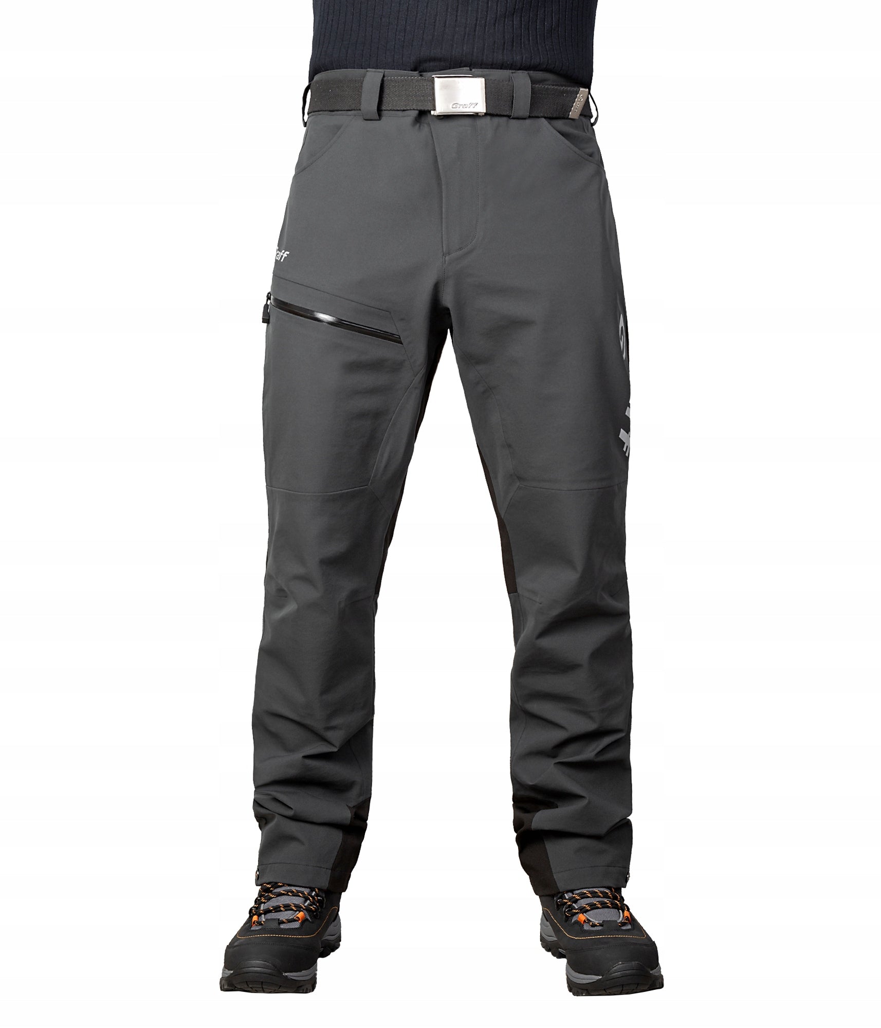 GRAFF MEN'S FISHING RAIN PANTS - 20000MM - size L 182 Color gray