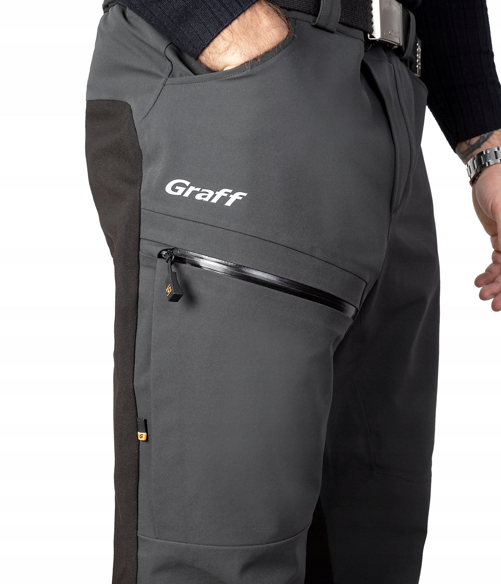 GRAFF MEN'S FISHING RAIN PANTS - 20000MM - size M 182 Manufacturer code 707-B_M/182