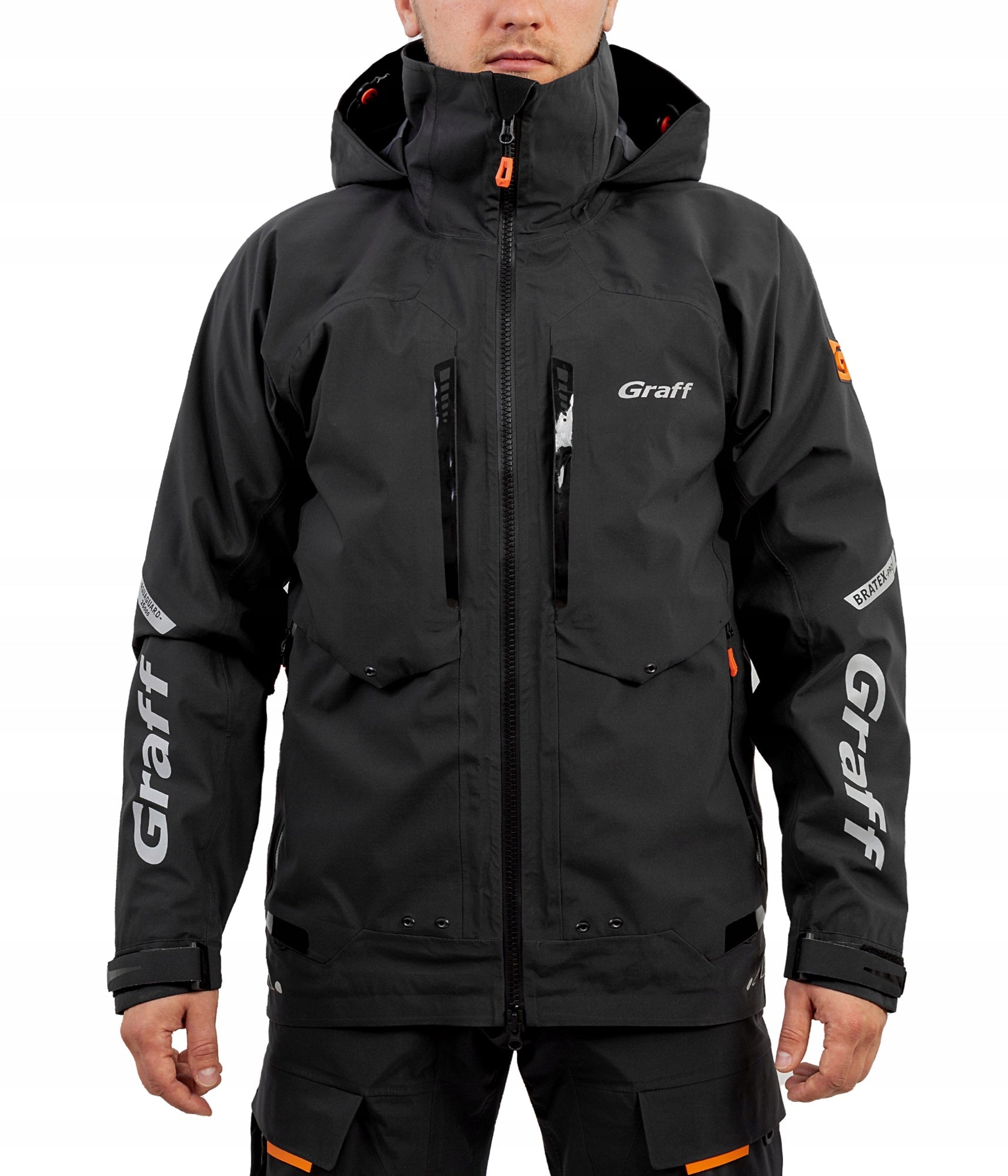GRAFF MEN'S RAIN JACKET -25 000mm - size M Color black