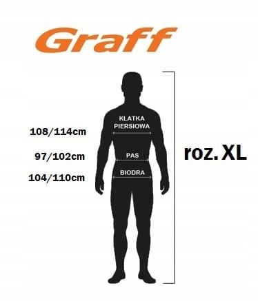 GRAFF WATERPROOF FISHING JACKET size XL Model wędkarski