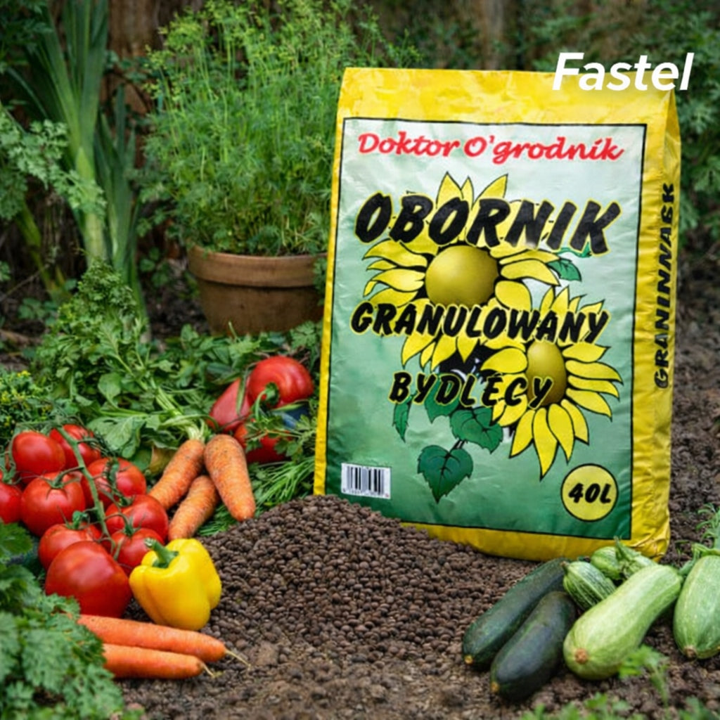 GRANULATED BOVINE MANURE 40L NATURAL GARDEN FERTILIZER FOR VEGETABLES+FREEBIE Manufacturer code 5901803010829