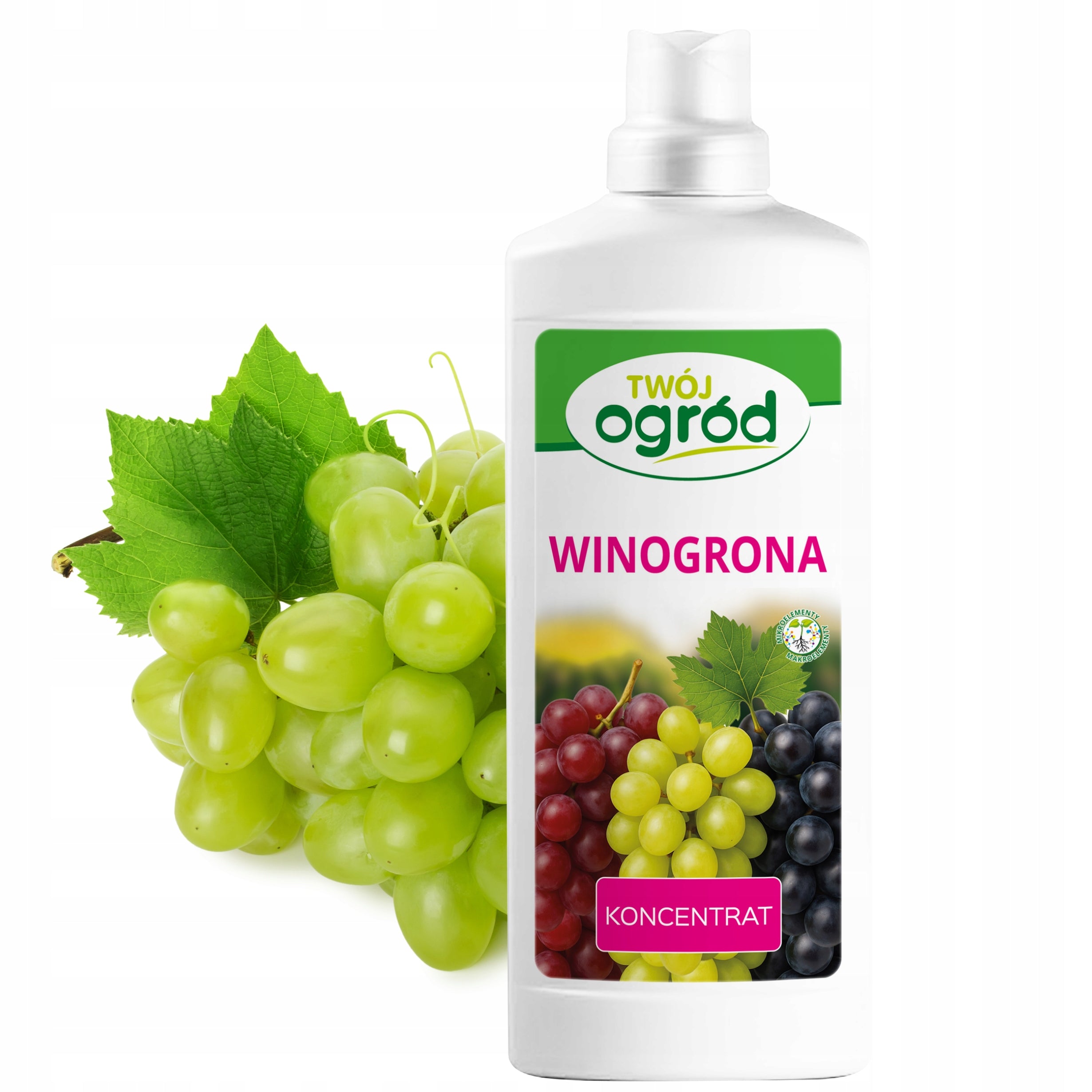 GRAPE FERTILIZER FOR VINE LIQUID CONCENTRATE 900ml Twój Ogród Manufacturer code NAWÓZ DO WINOGRON PŁYNNY KONCENTRAT