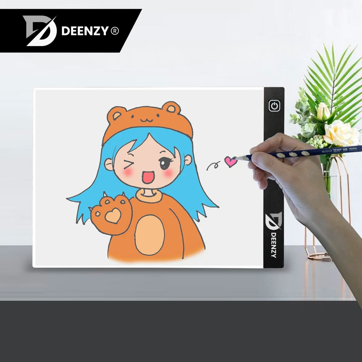 GRAPHIC TABLET Drawing Board DRAWING BOARD + Glove FREEBIE Manufacturer code Tablica do rysowania LED A4