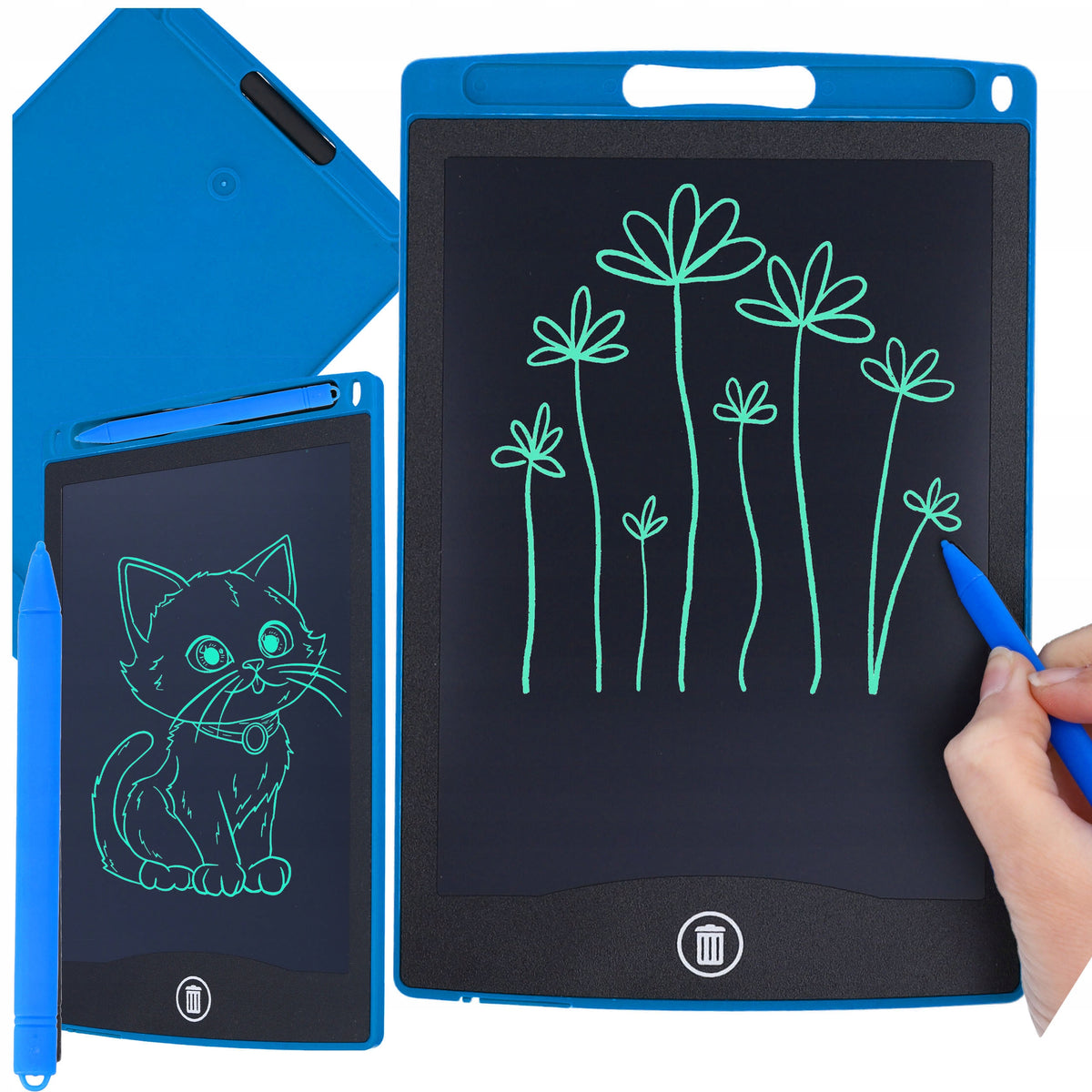 GRAPHIC TABLET FOR CHILDREN to draw disappearance board stylus blue