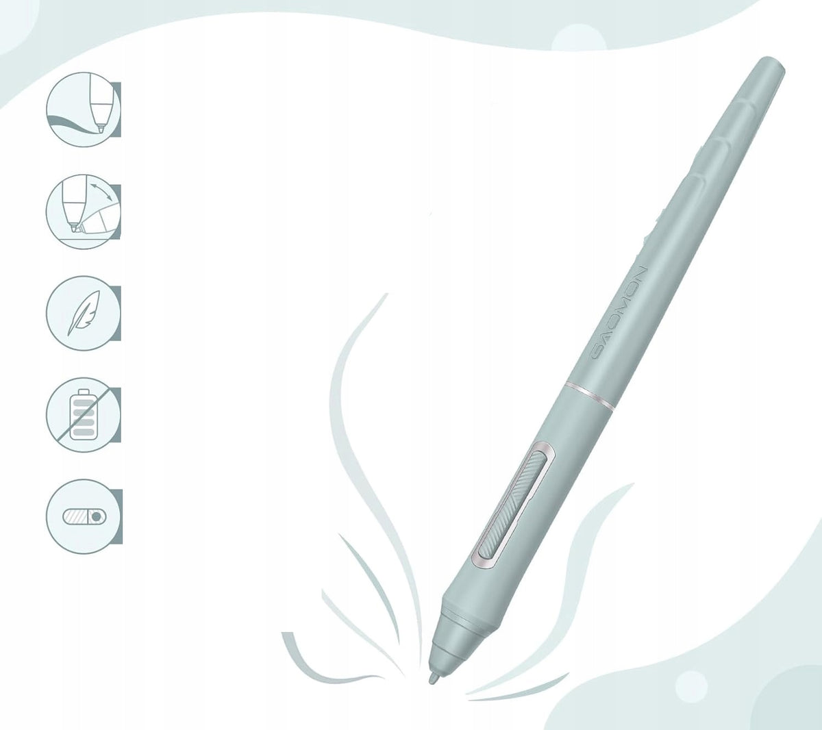 GRAPHIC TABLET FOR LEARNING TO DRAW MINT GAOMON WH851 STYLUS Manufacturer code 543