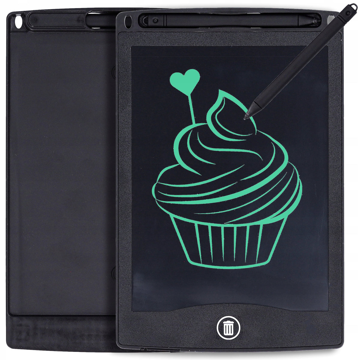 GRAPHIC TABLET ZNIKOPIS FOR CHILDREN DRAWING STYLUS LCD 8,5'' BLACK