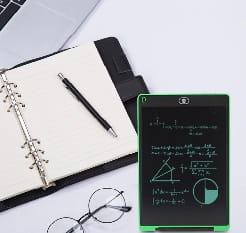 GRAPHICS TABLET FOR DRAWING LCD 8,5" STYLUS GREEN Packaging status original