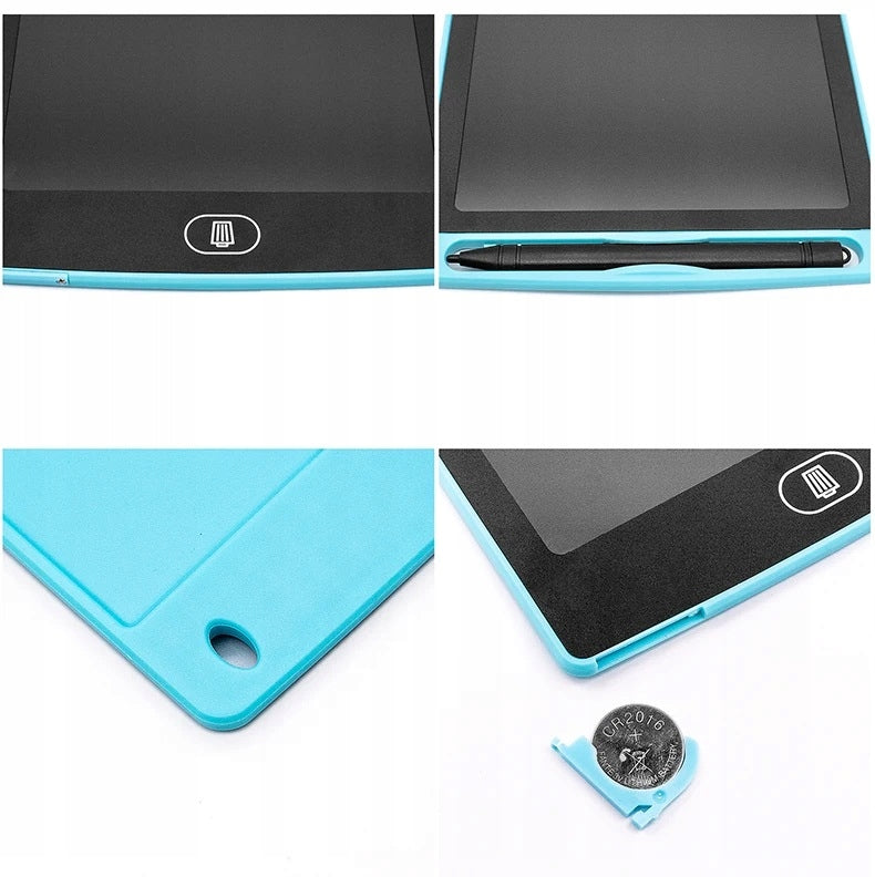 GRAPHICS TABLET FOR DRAWING WRITING DISAPPEARANCE BOARD LCD 8,5 INCH THIN Batteries included no