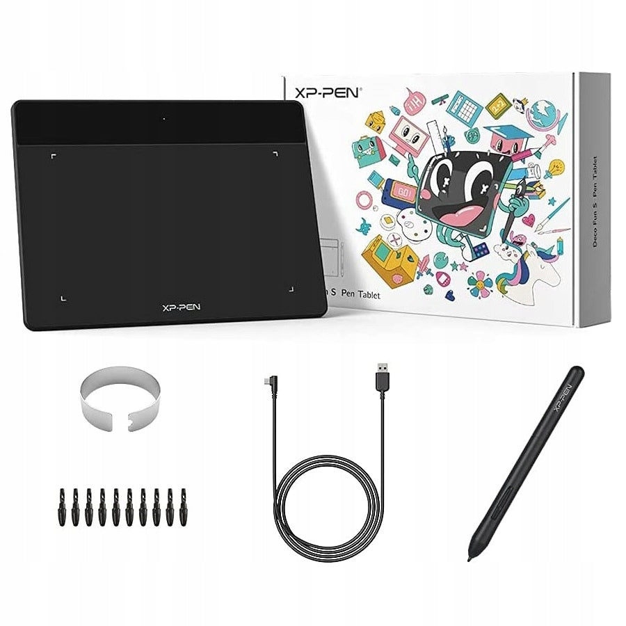 GRAPHICS TABLET XP-PEN DECO FUN S BLACK 8192 ST 5080 LPI FOR GRAPHICS