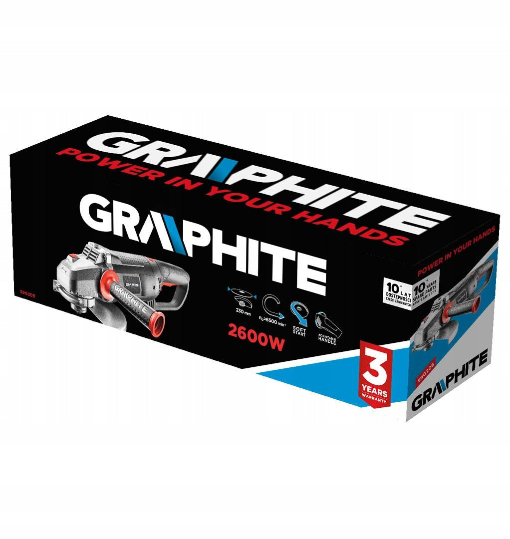 GRAPHITE ANGLE GRINDER FLEX 59G208 2600W 230mm Brand GRAPHITE