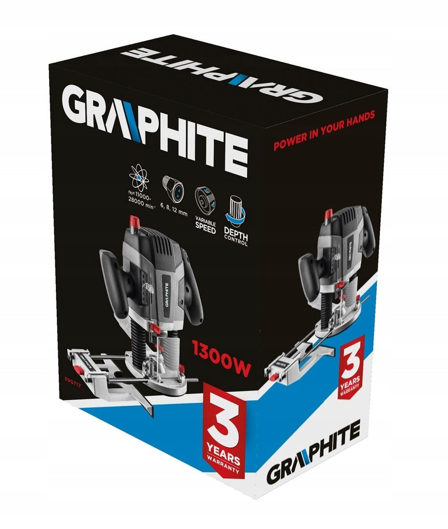 GRAPHITE SPINDLE MILLING MACHINE 1300W, HANDLE 6-12 MM 59G717 Manufacturer code 59G717
