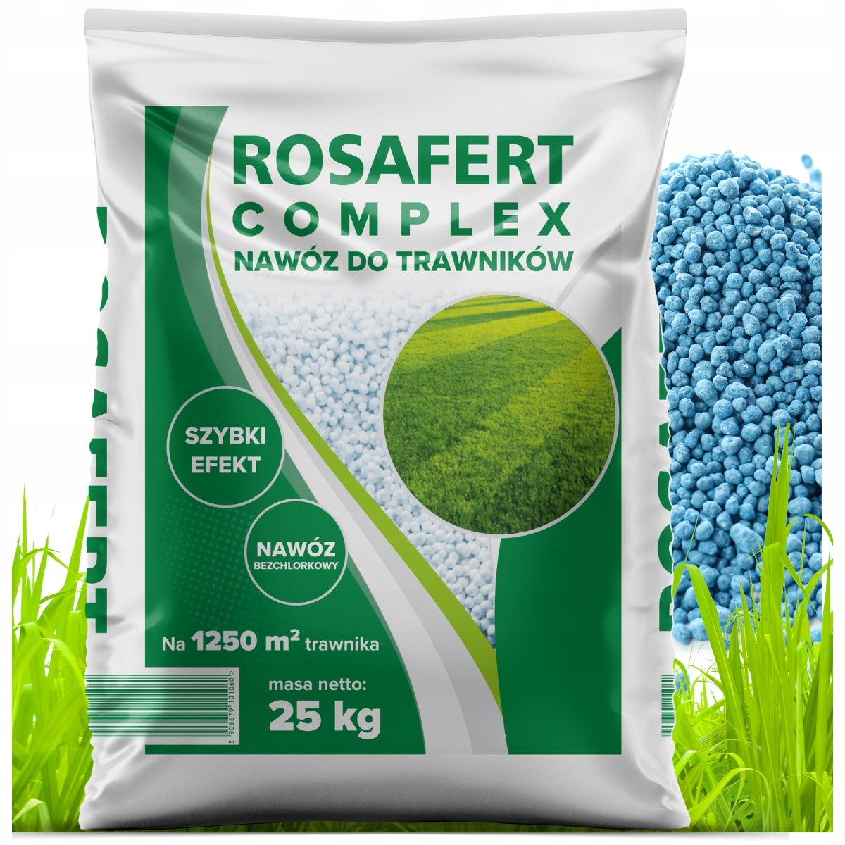 GRASS FERTILIZER 25KG FOR LAWN COMPLEX GRANULATED FAST LAWN EFFECT