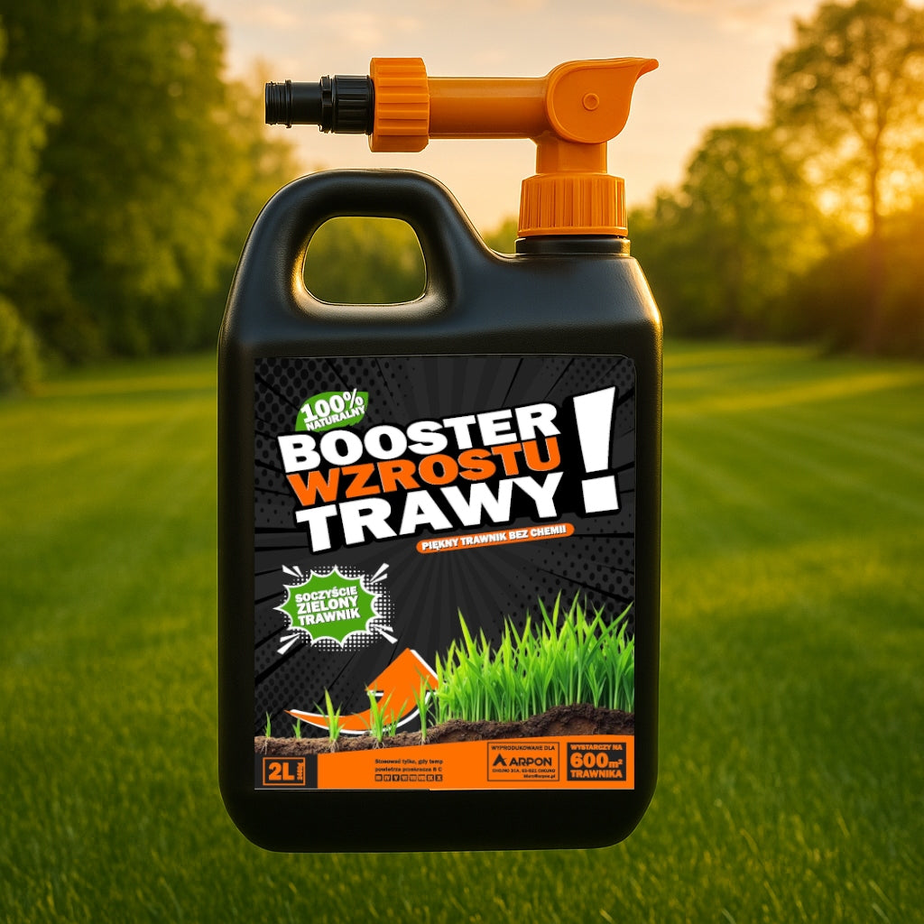 GRASS GROWTH BOOSTER 2l NATURAL LAWN FERTILIZER BIO HUMUS 600m2 Manufacturer Arpon