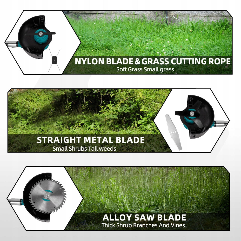 GRASS TRIMMER SCYTHE CORDLESS ELECTRIC GARDEN 2x AKU Engine power 1000 W