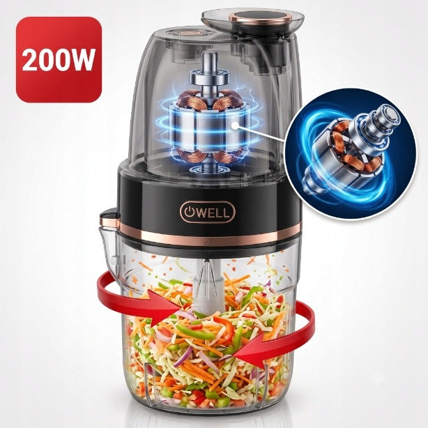 GRATER POTATO FRICTION MACHINE ELECTRIC SLICER 200W STRONG 4in1 Packaging status original
