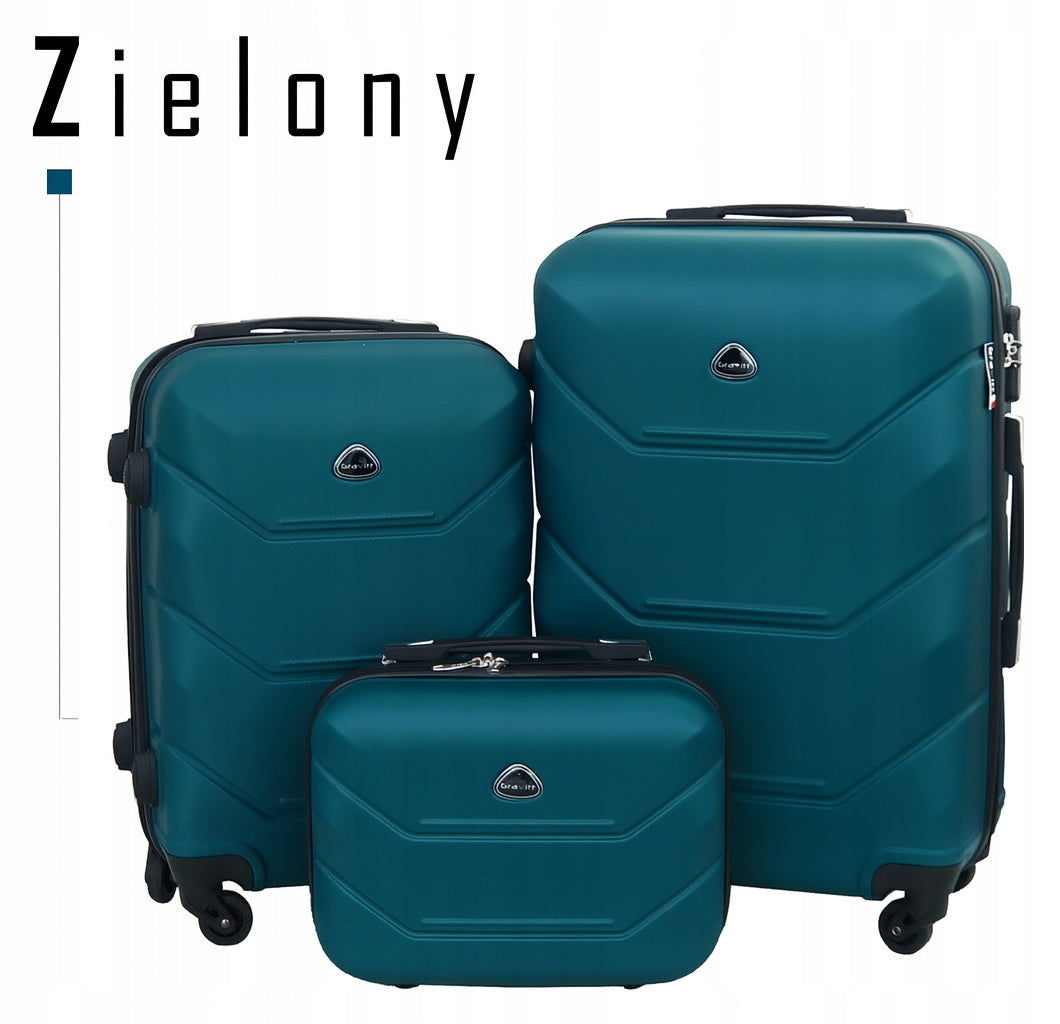 GRAVITT SUITCASE LUGGAGE SMALL SET 3in1 950 Width (longer edge) 42 cm