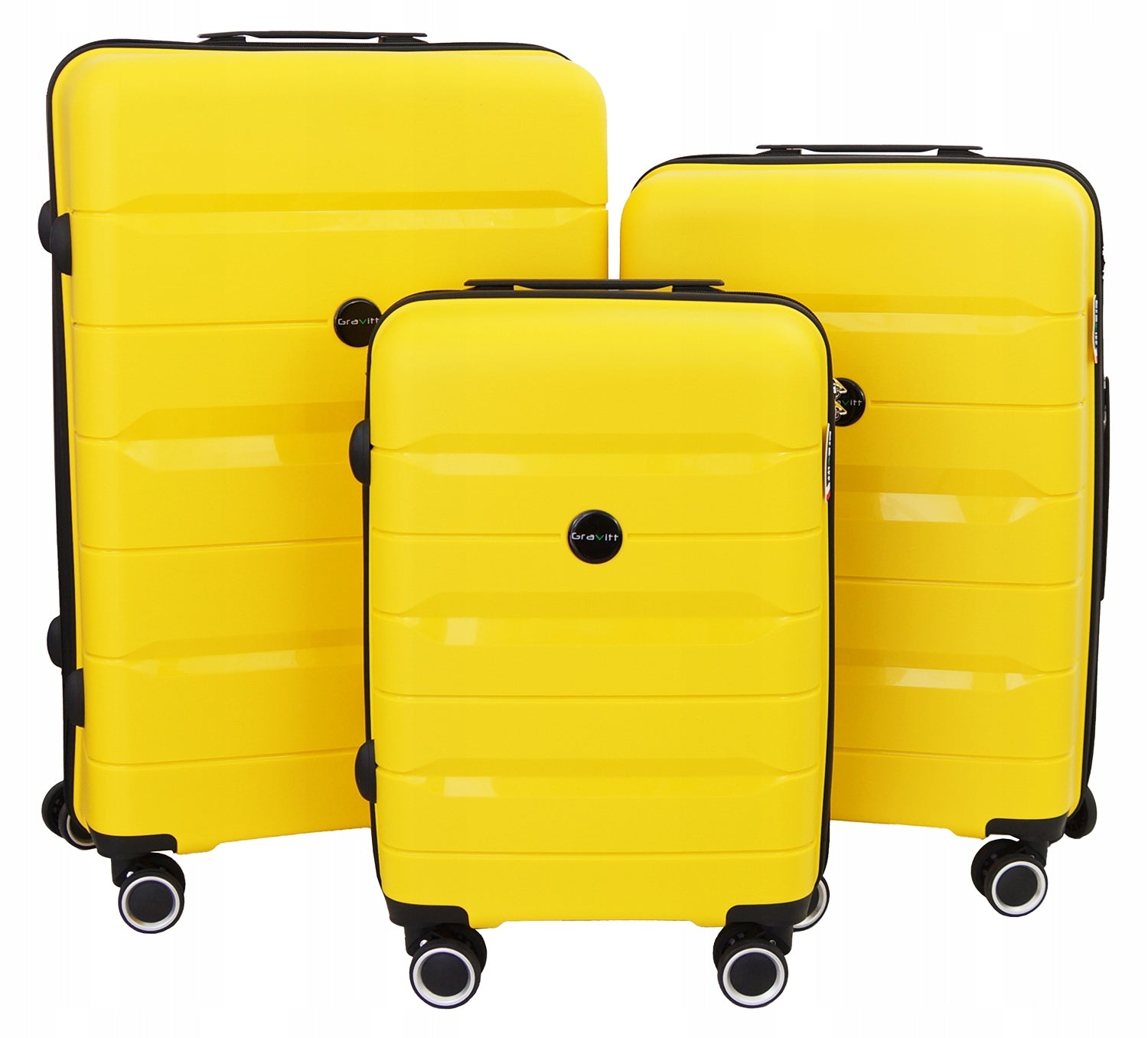 GRAVITT set suitcase set large medium small 3in1 POLYPROPYLENE 010 Model 010/kpl/mix