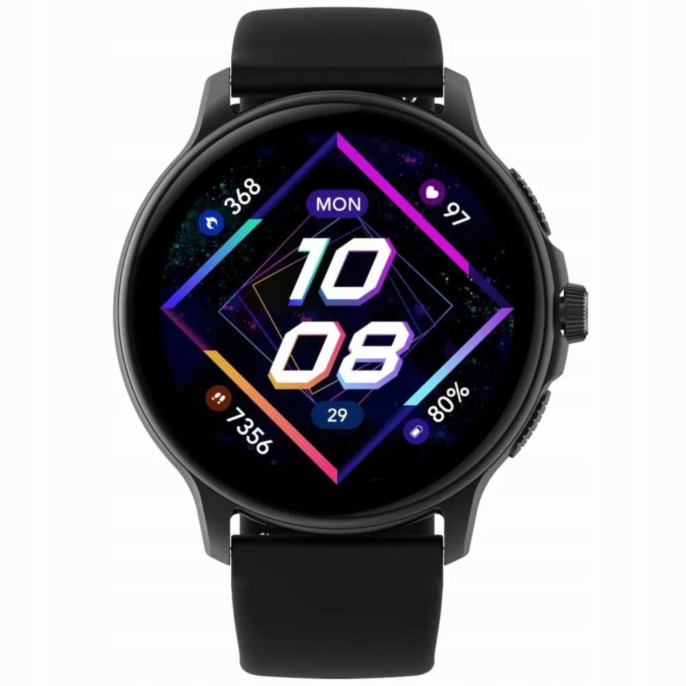 GRAVITY GT12-1 black smartwatch with pressure measurement Brand Gravity