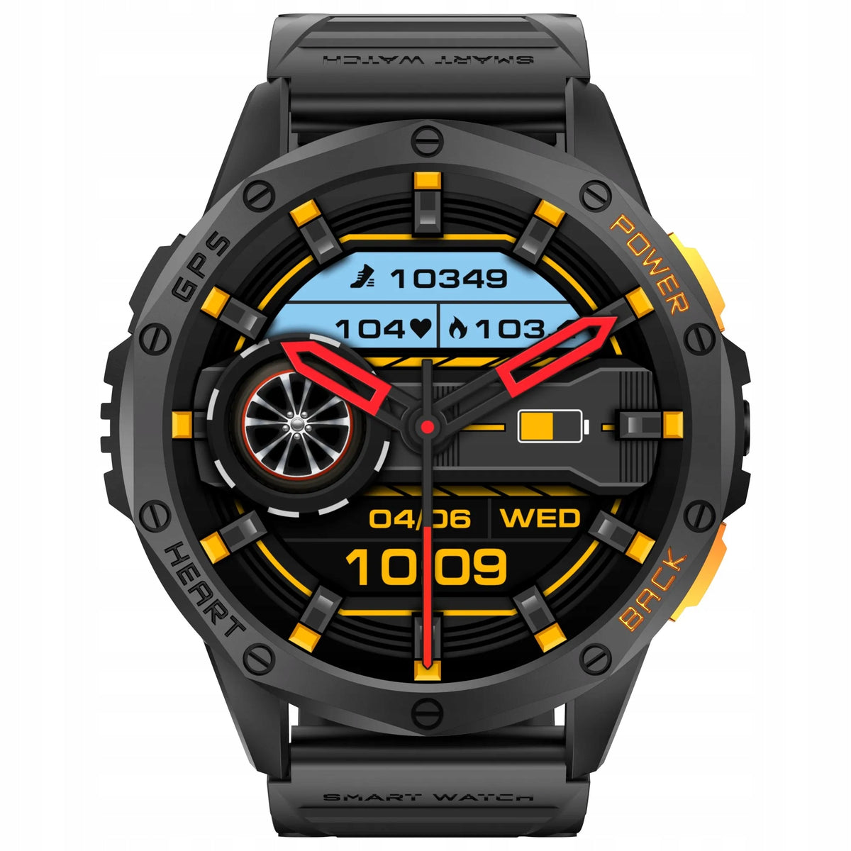 GRAVITY GT24-5 black and green smartwatch for compass calls Model other
