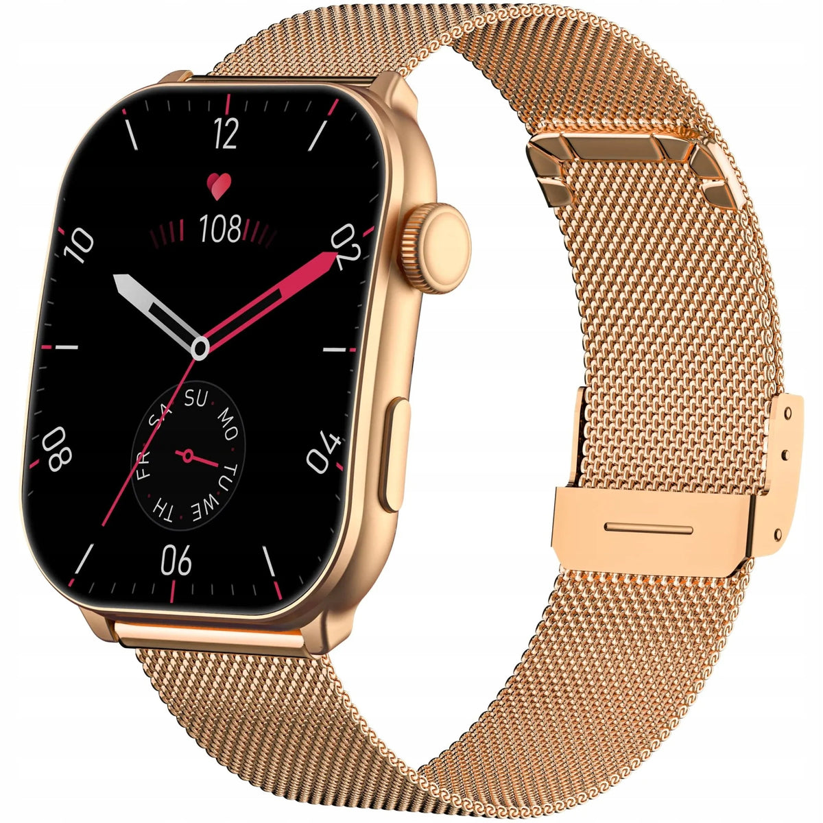 GRAVITY GT28-6 Rectangular Rose Gold Calling Smartwatch Model other