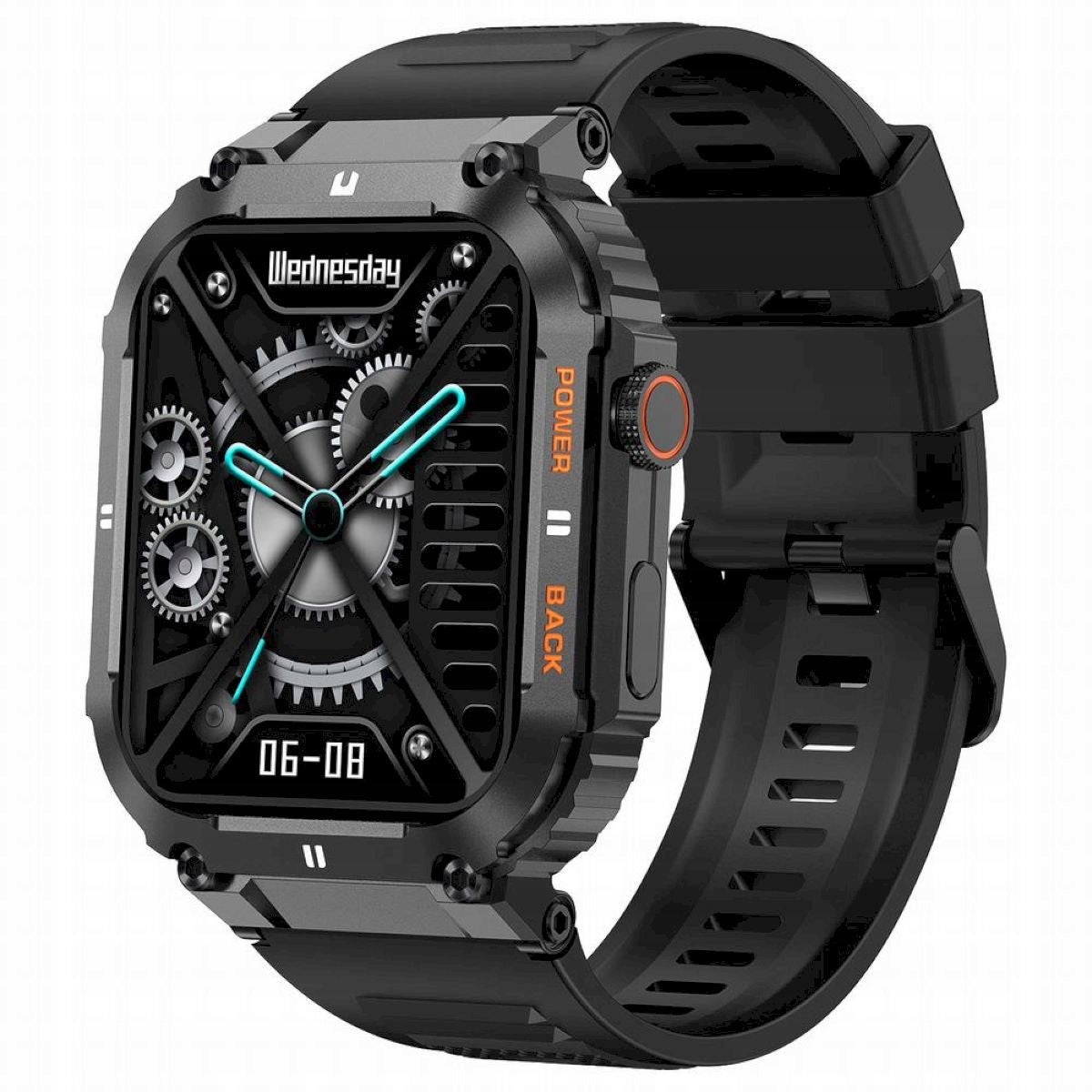 GRAVITY GT6-1 black smartwatch strap Color black