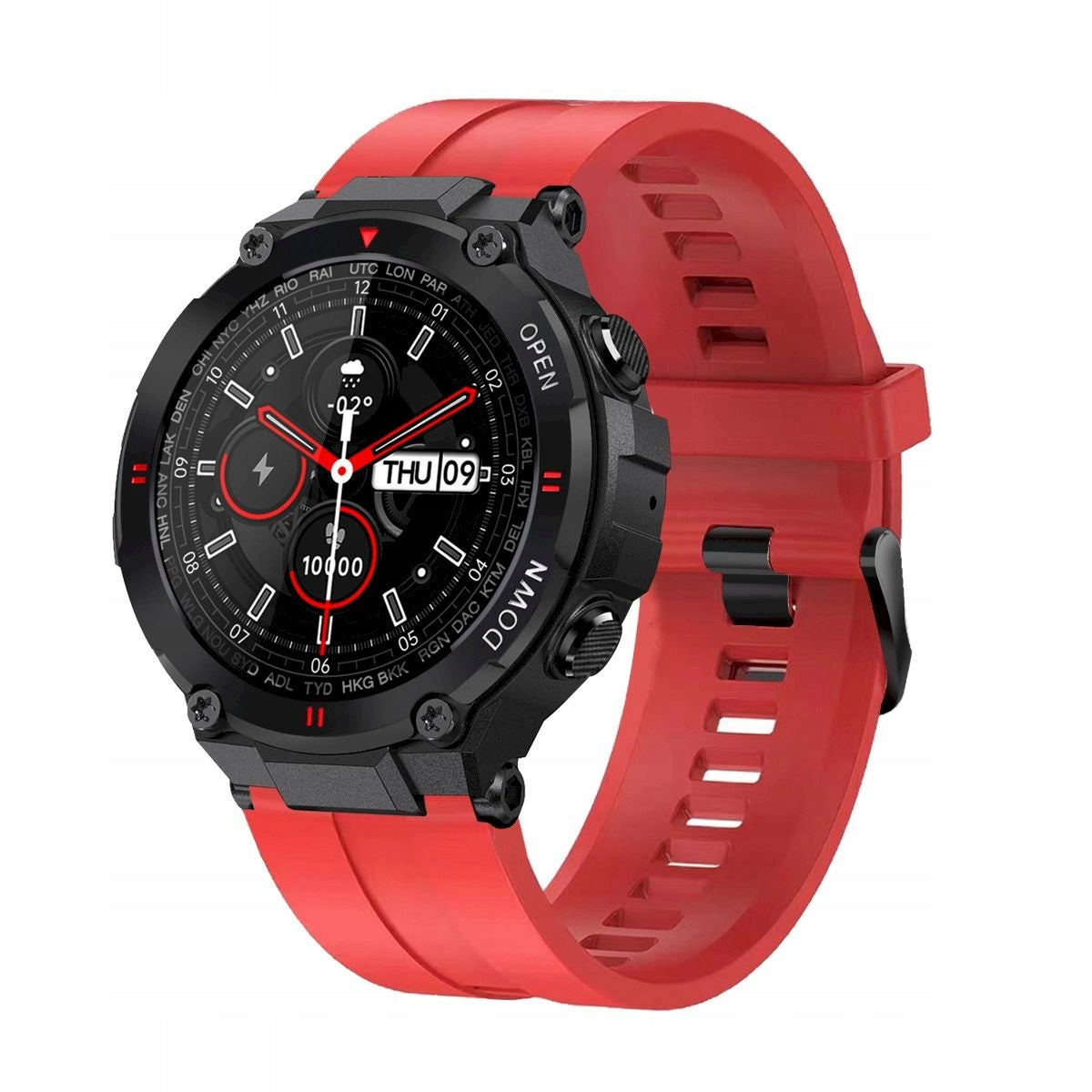 GRAVITY GT7-5 red men's smartwatch strap with talk function Model other