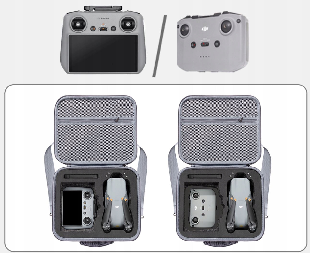GRAY bag drone DJI Air 3 light roomy strap Brand no brand