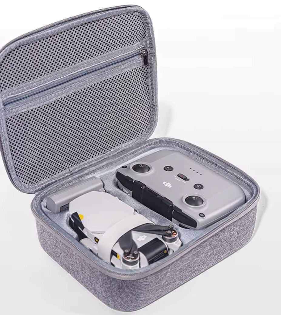 GRAY bag drone DJI Mini 2 / SE / 2 SE / 4K light roomy handy Model dedykowana do DJI Mini 2 / SE / 2 SE / 4K