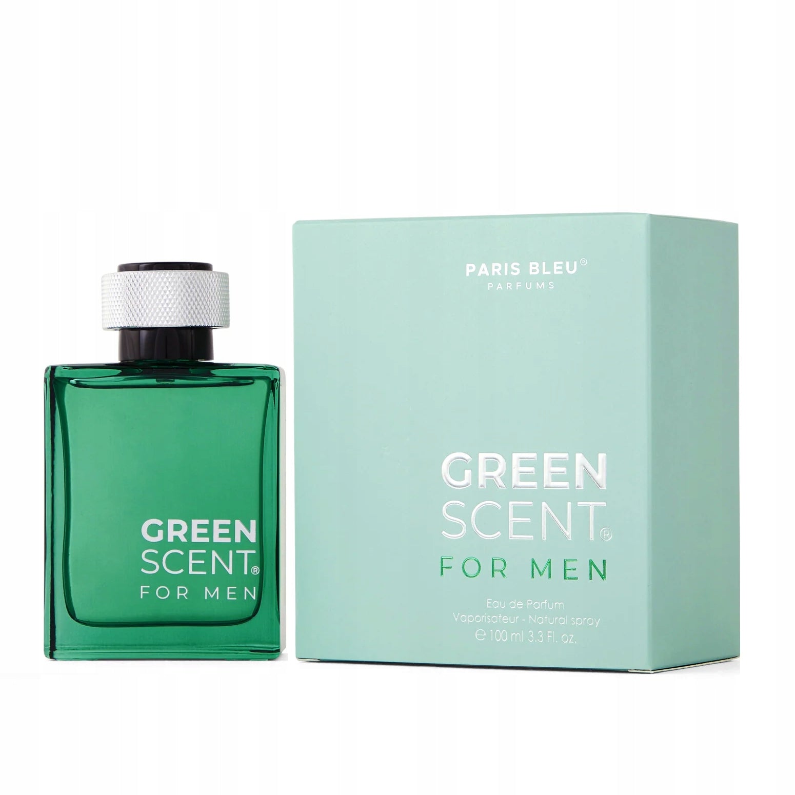 GREAN SCENT For Men 100ml EDT by Paris Bleu Packaging status original