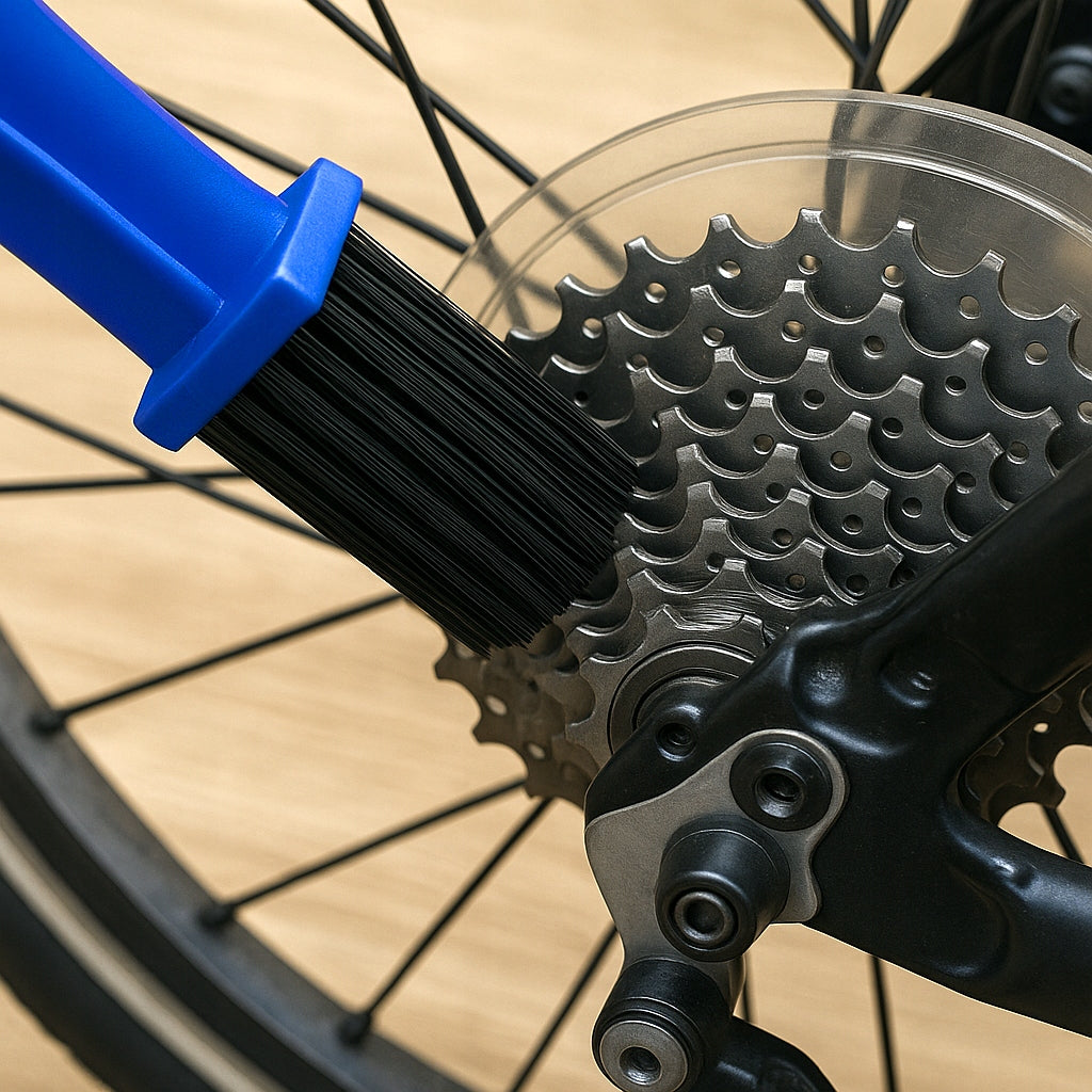 GREASE BRUSH REMOVER MICROFIBER GLOVES SET FOR BICYCLE CHAIN Kind bicycle tool kit