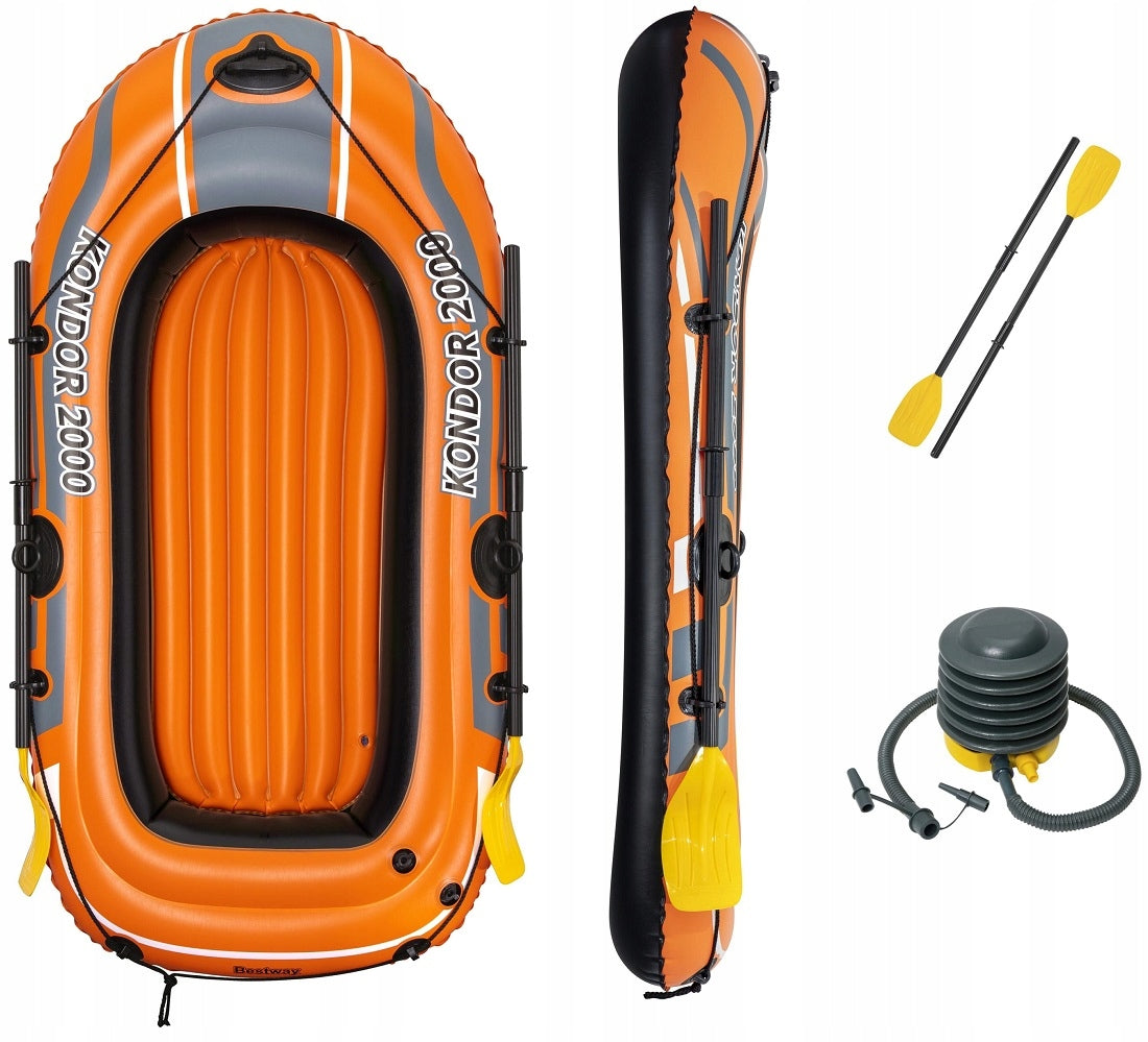 GREAT 2OS PONTOON + PADDLES + PUMP BESTWAY 61062 EAN (GTIN) 6942138979756