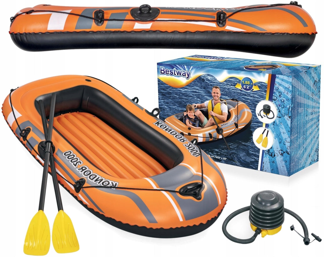 GREAT 2OS PONTOON + PADDLES + PUMP BESTWAY 61062