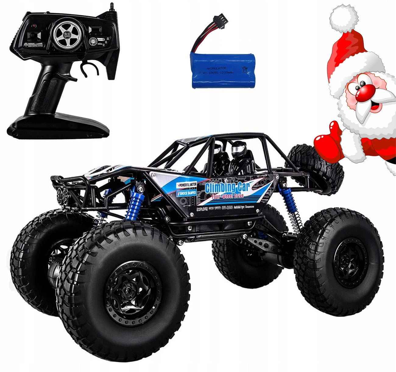 GREAT CAR CONTROLLED AUTO RC 4x4 ROCK CRAWLER 1:10 OFF-ROAD MONSTER