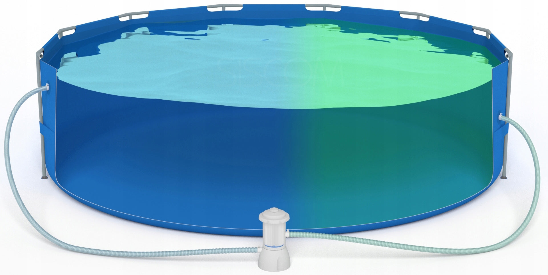 GREAT GARDEN FRAME POOL 457x122cm 18in1 WITH LADDER MODEL 2025 Series Stelażowe