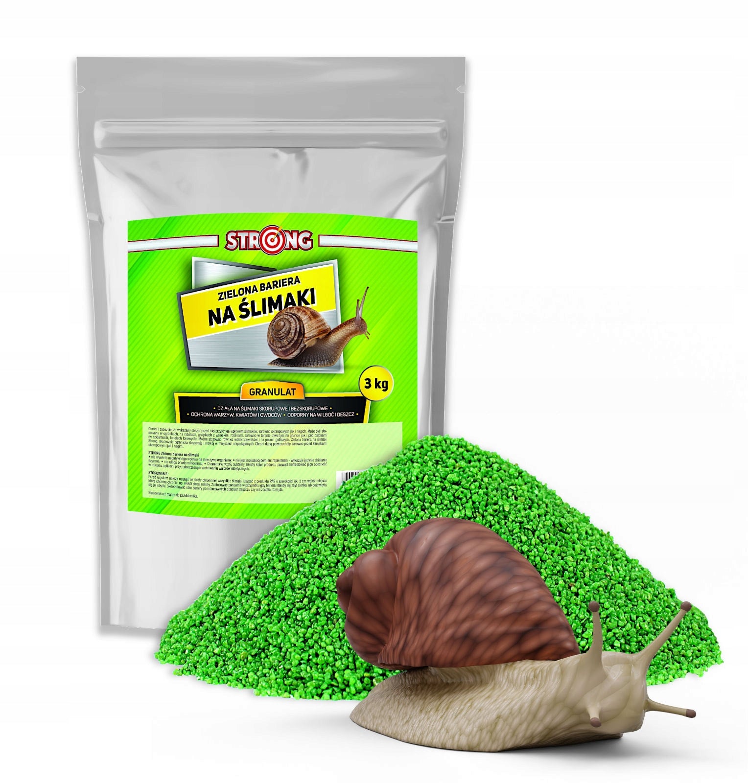 GREEN BARRIER EFFECTIVE PROTECTION AGAINST SNAILS STRONG 3KG