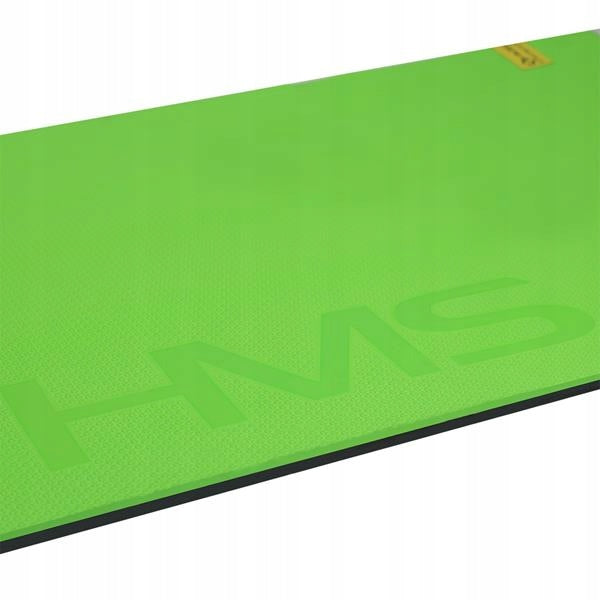 GREEN -BLACK FITNESS MAT, CLUB YOGA HMS Color green