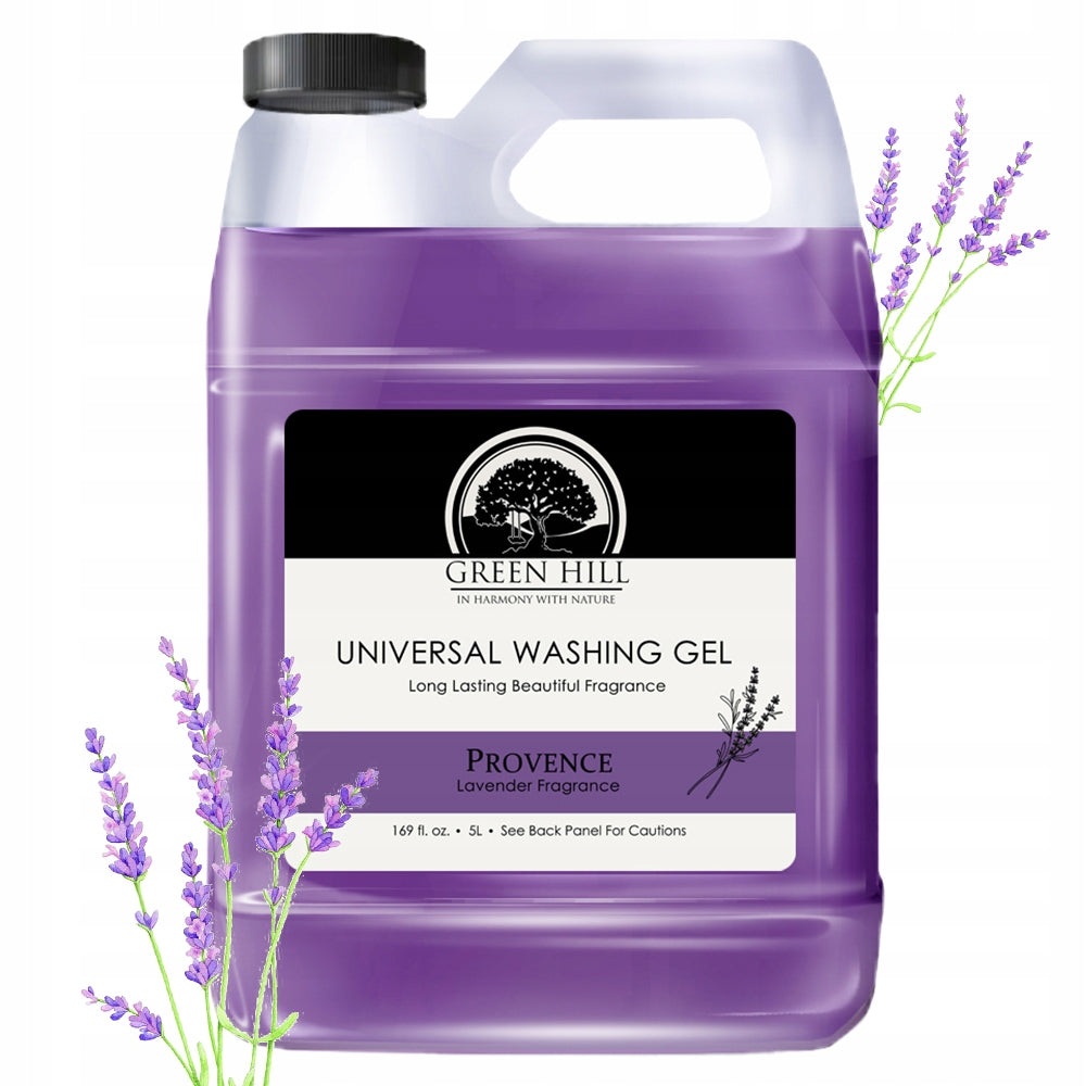 GREEN HILL LIQUID WASHING GEL UNIVERSAL LAVENDER PREMIUM 5L