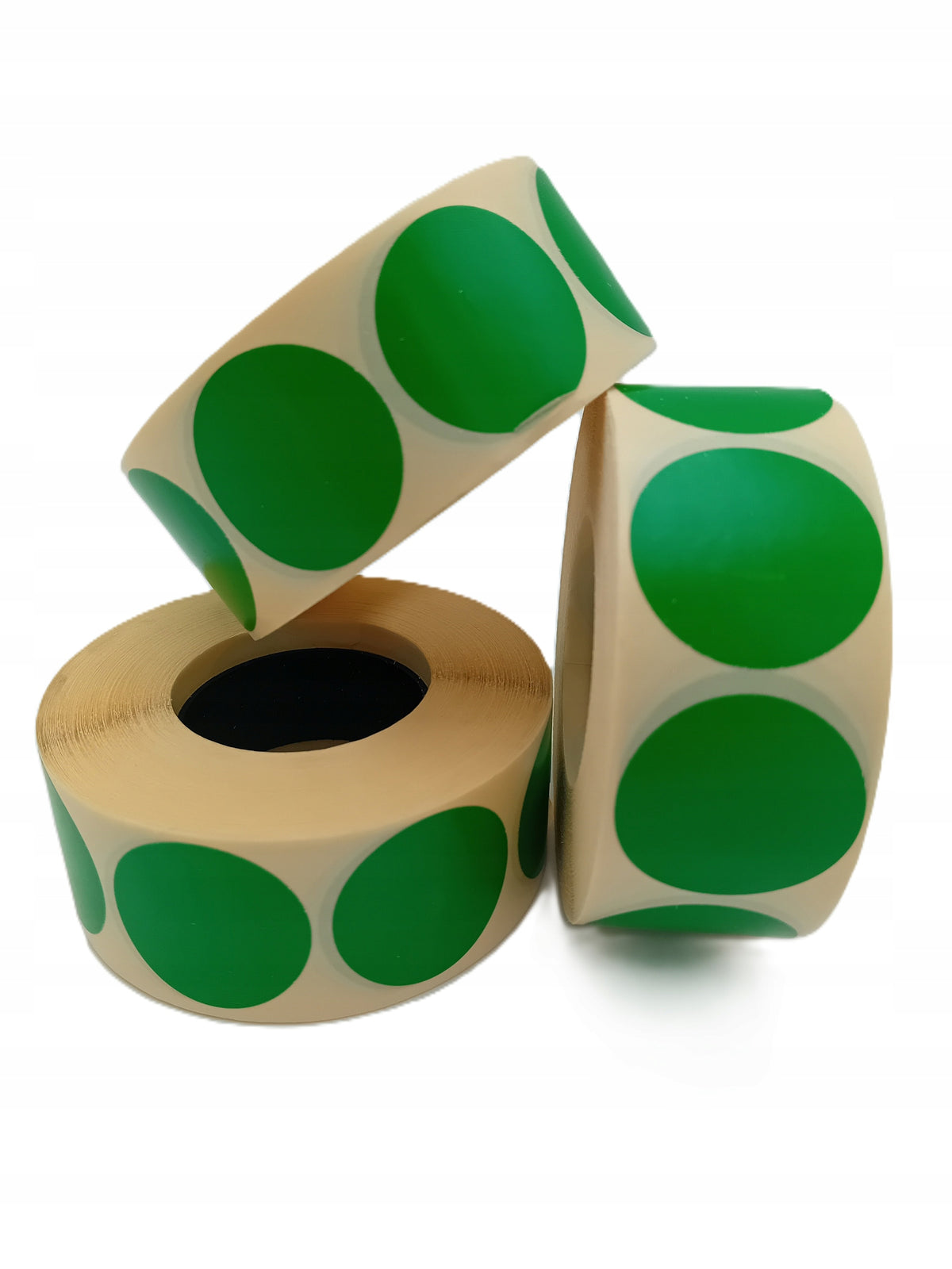 GREEN LABELS ROUND MARKER 30x 30mm 1000 pcs per roll r 40 Brand GCG GROUPE