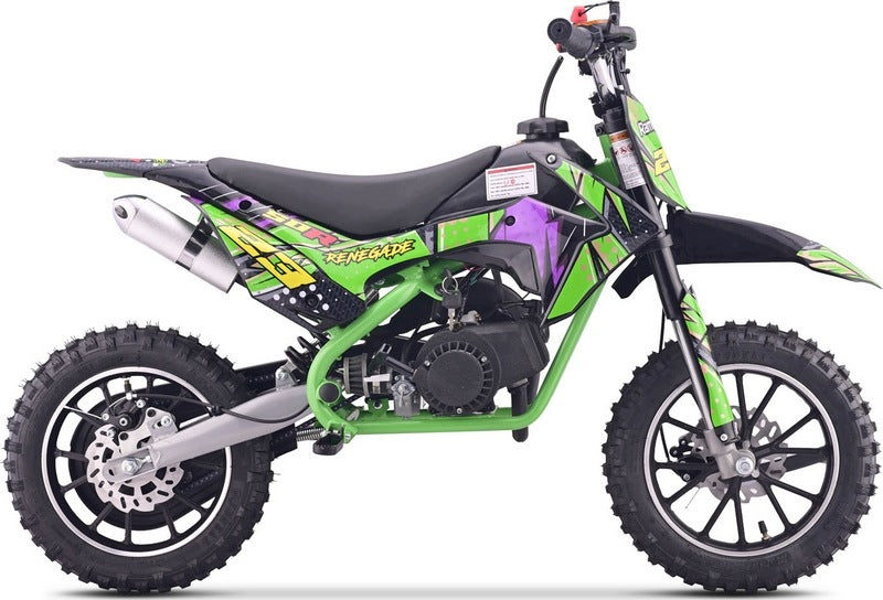 GREEN MOTOR FOR CHILDREN WITH INTERNAL COMBUSTION ENGINE ON PUMPED WHEELS Brand no brand