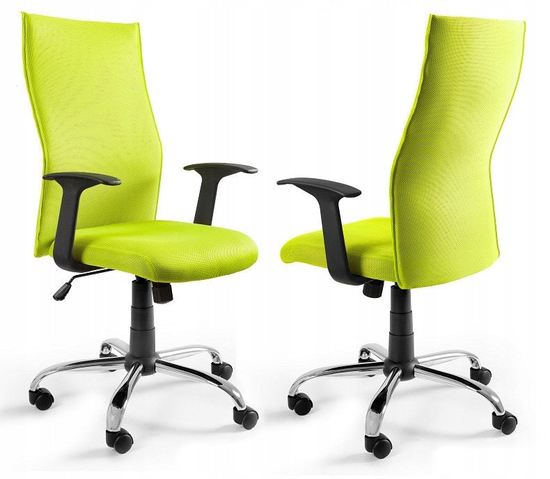 GREEN Swivel office chair BLACK ON Unique