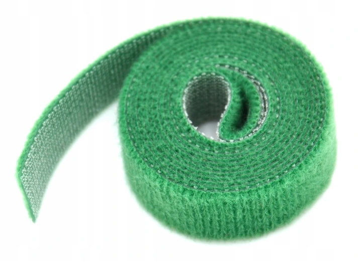 GREEN TAPE GREEN VELCRO CABLE ORGANIZER VELCRO BAND 15mm x 1m