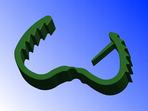 GREEN Toothed clip orchid shoot attachment 20pcs marina-comfort Packaging status original
