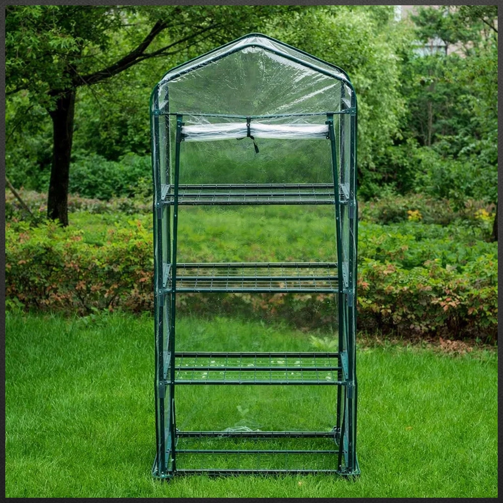 GREENHOUSE GARDEN BALCONY TERRACE FOR BALCONY 70x60x160CM FOIL LOCKABLE Product height 160 cm