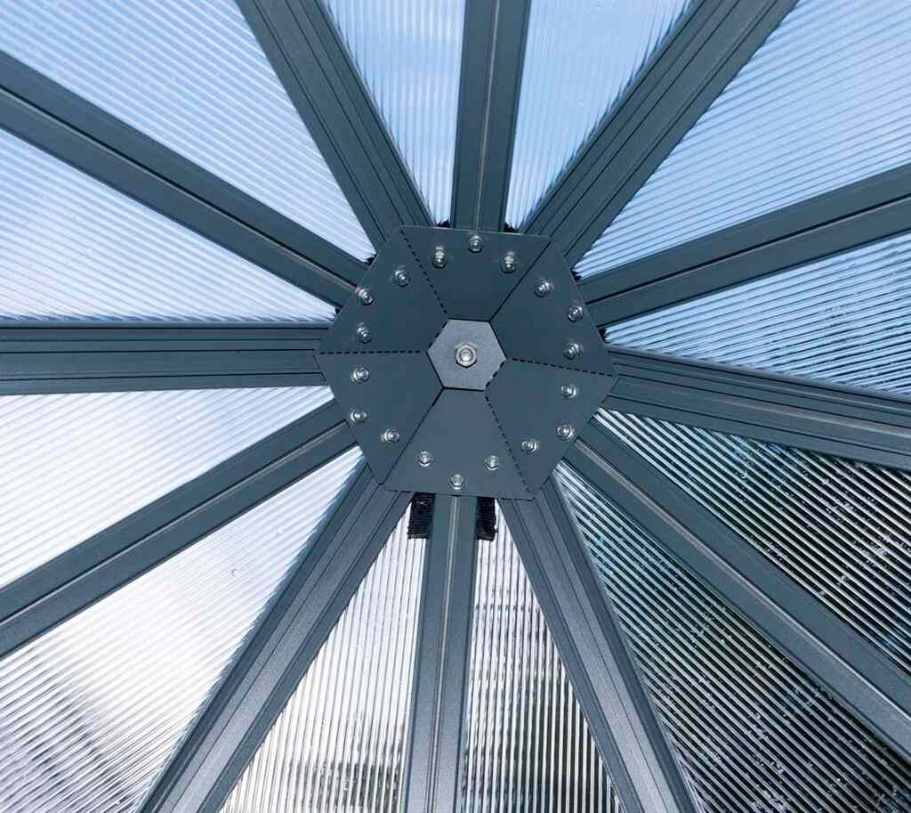 GREENHOUSE GARDEN WINTER GARDEN 2,5x2,5 PALRAM ALUMINUM POLYCARBONATE GREY Manufacturer Palram