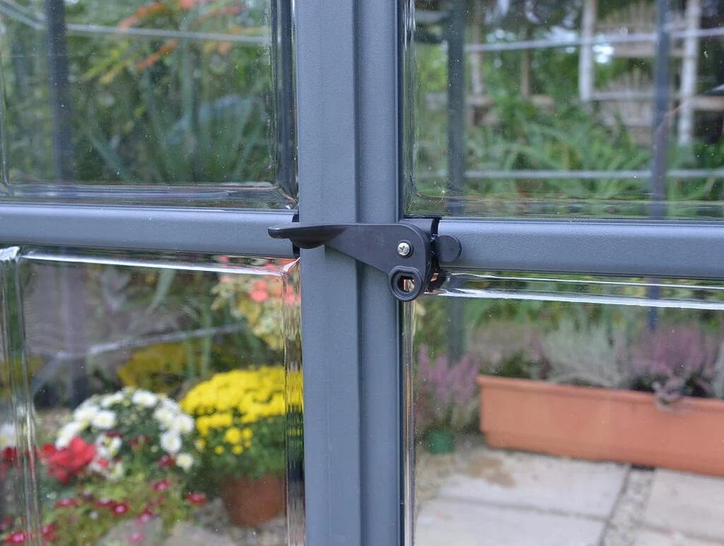 GREENHOUSE GARDEN WINTER GARDEN 2,5x2,5 PALRAM ALUMINUM POLYCARBONATE GREY Packaging status original