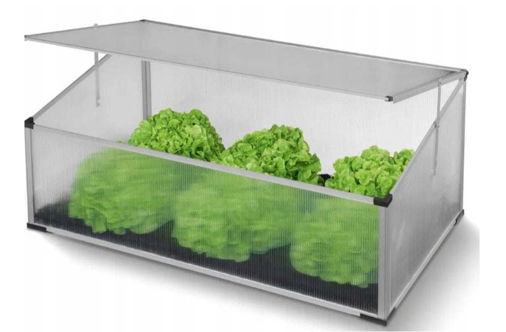 GREENHOUSE MINI INSPECT VEGETABLE HERBARIUM POLYWENGLAN ALUMINIUM 100x40x60cm
