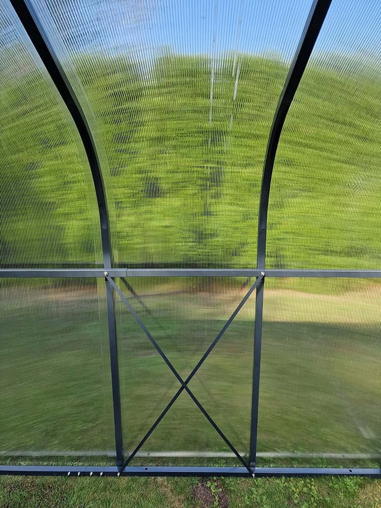 GREENHOUSE POLYCARBONATE TUNNEL 15M2 250X600 PTF POLAND ANTHRACITE GREY Manufacturer code PPSTAL250X600