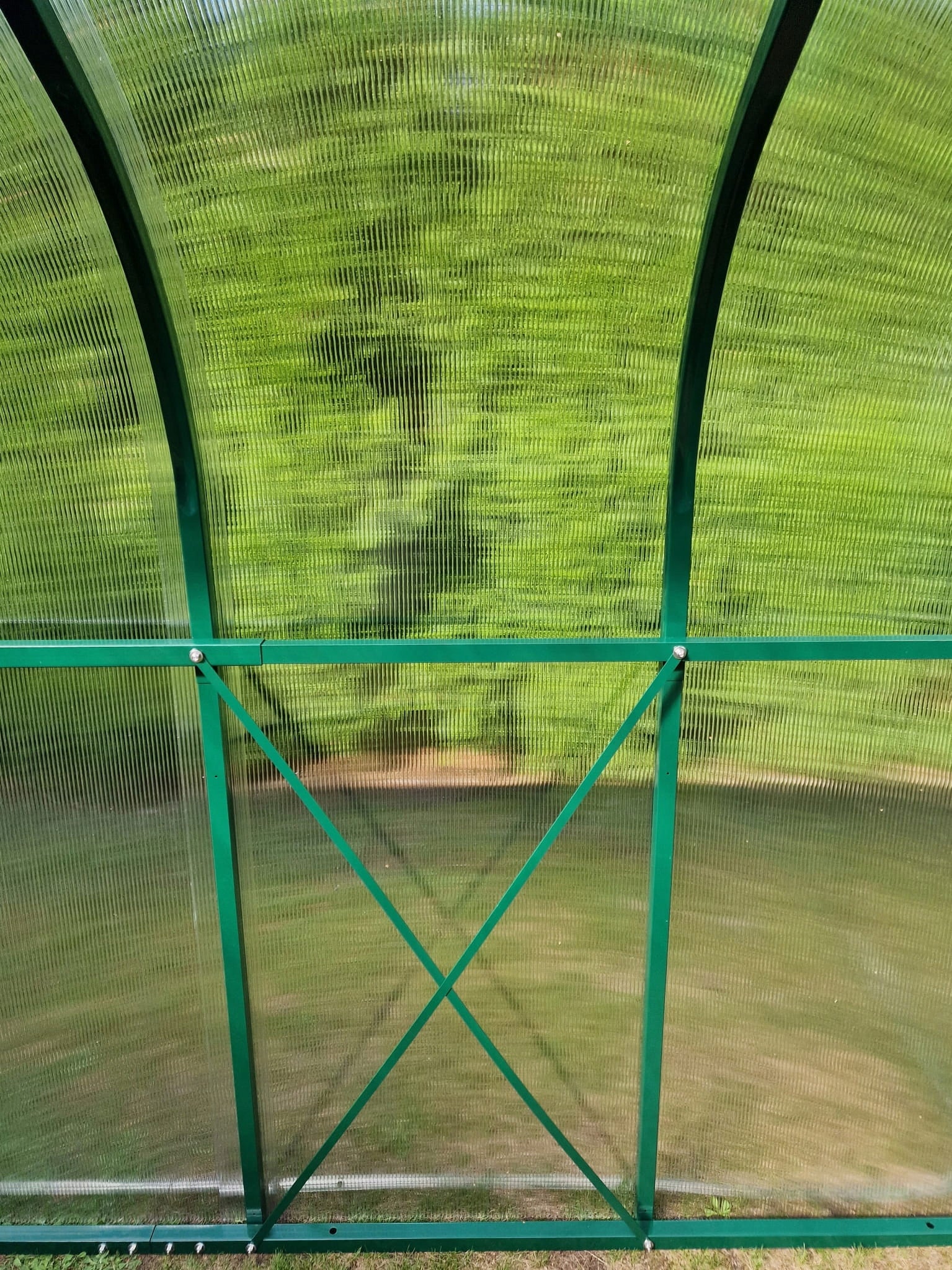 GREENHOUSE POLYCARBONATE TUNNEL 15M2 250X600 PTF POLAND GREEN Manufacturer code PPSTAL250X600