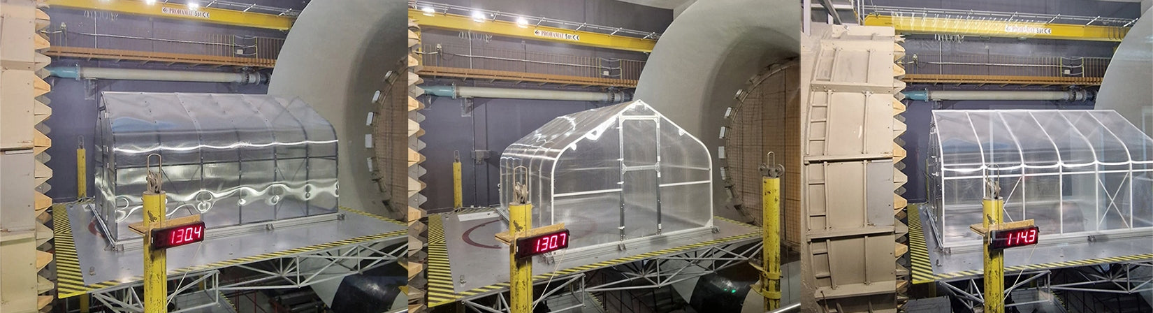 GREENHOUSE POLYCARBONATE TUNNEL 5M2 250X200 PTF POLAND ANTHRACITE GREY Product height 220 cm